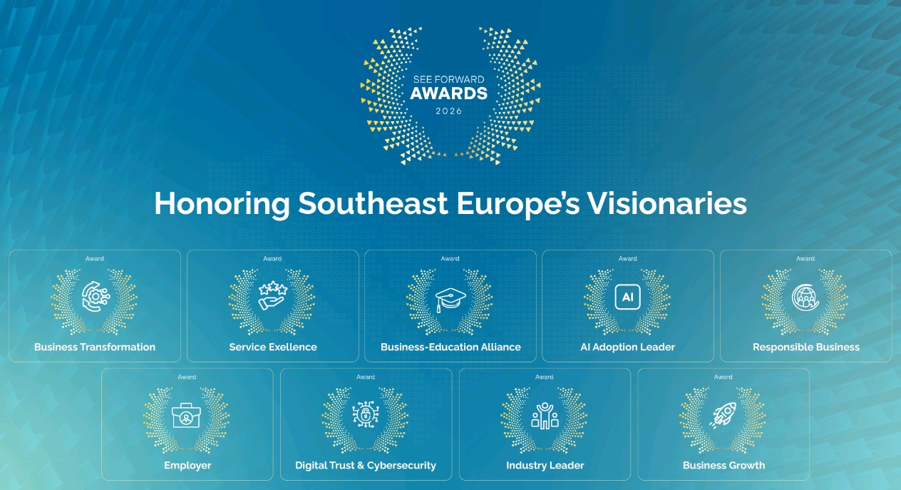 SEE FORWARD Awards 2026 за девета година ще отличат визионери в иновациите и технологиите в Югоизточна Европа